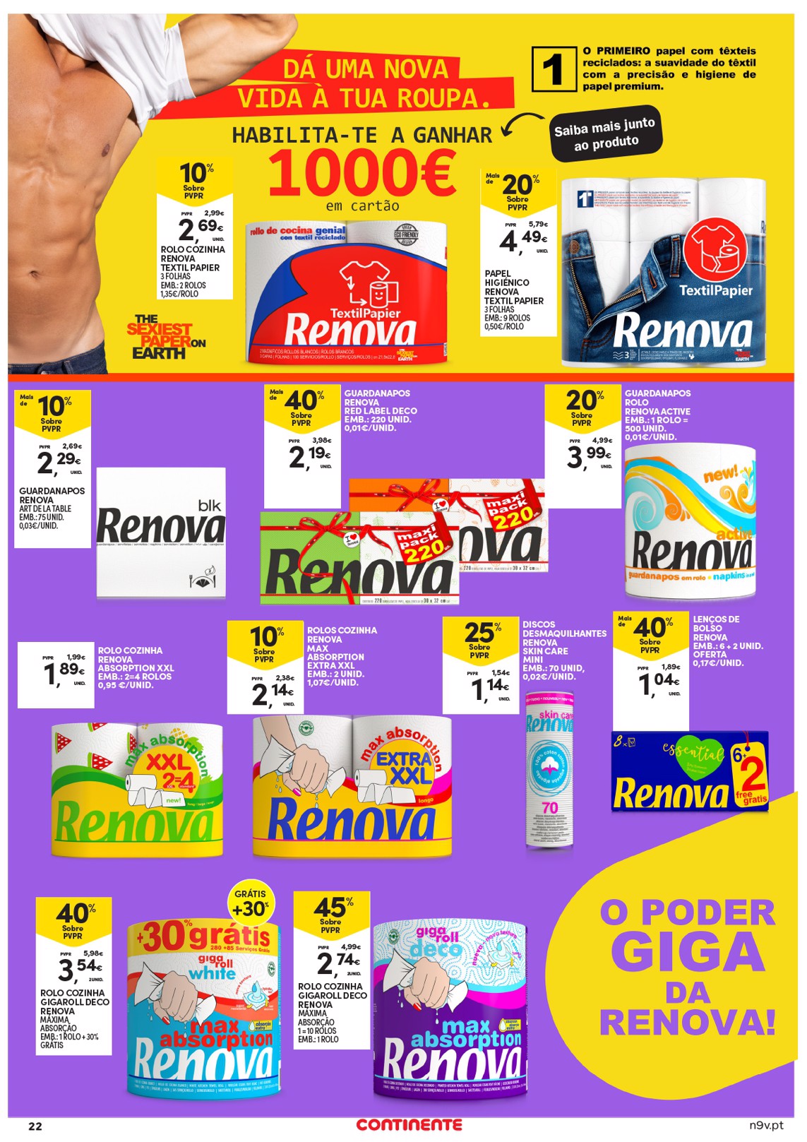 Continente catalog page 22 — 2026-07-09 to 2026-07-22