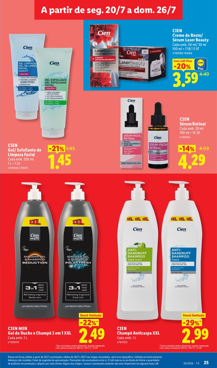 Lidl catalog page 25 — 2026-07-20 to 2026-07-20