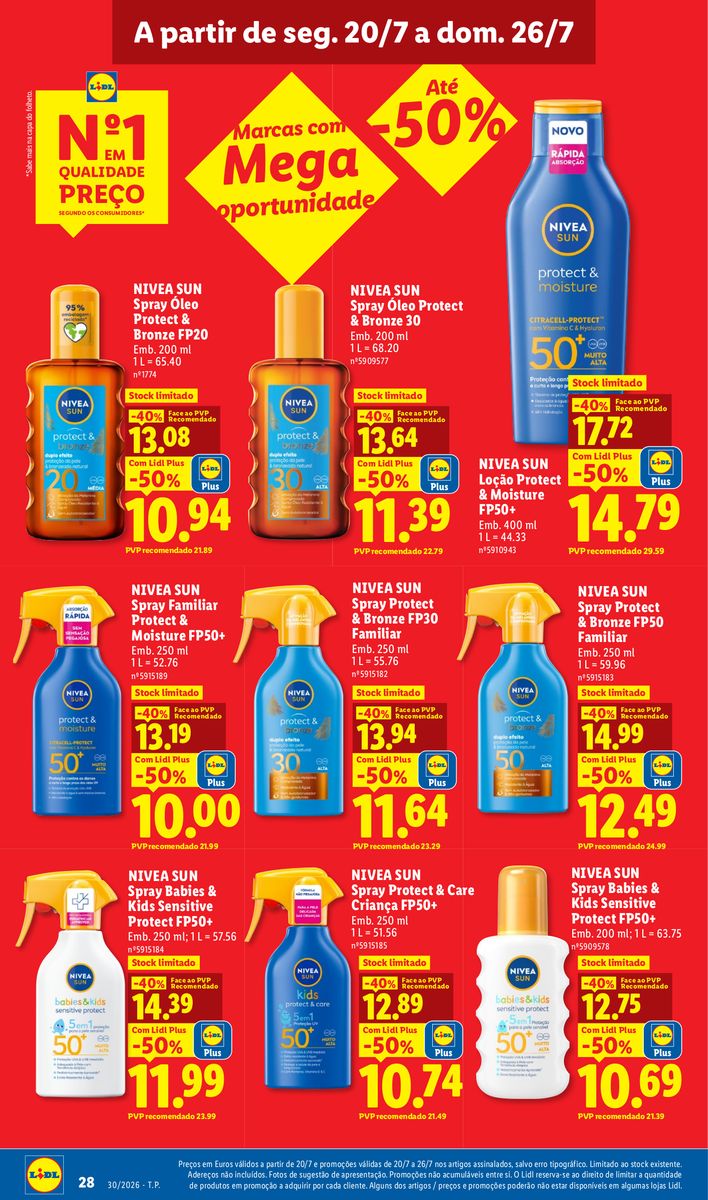 Lidl catalog page 28 — 2026-07-20 to 2026-07-20