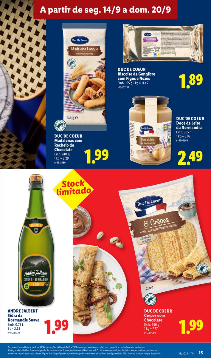 Lidl catalog page 15 — 2026-09-14 to 2026-09-14