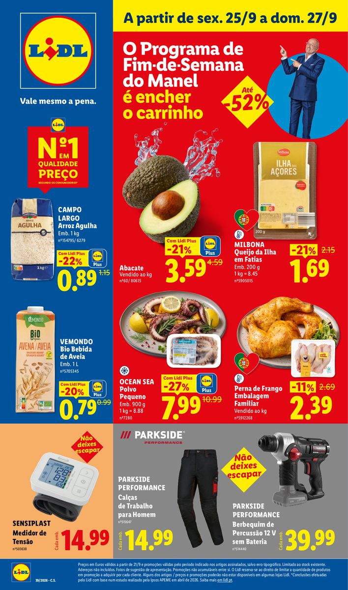 Lidl catalog page 1 — 2026-09-25 to 2026-09-25