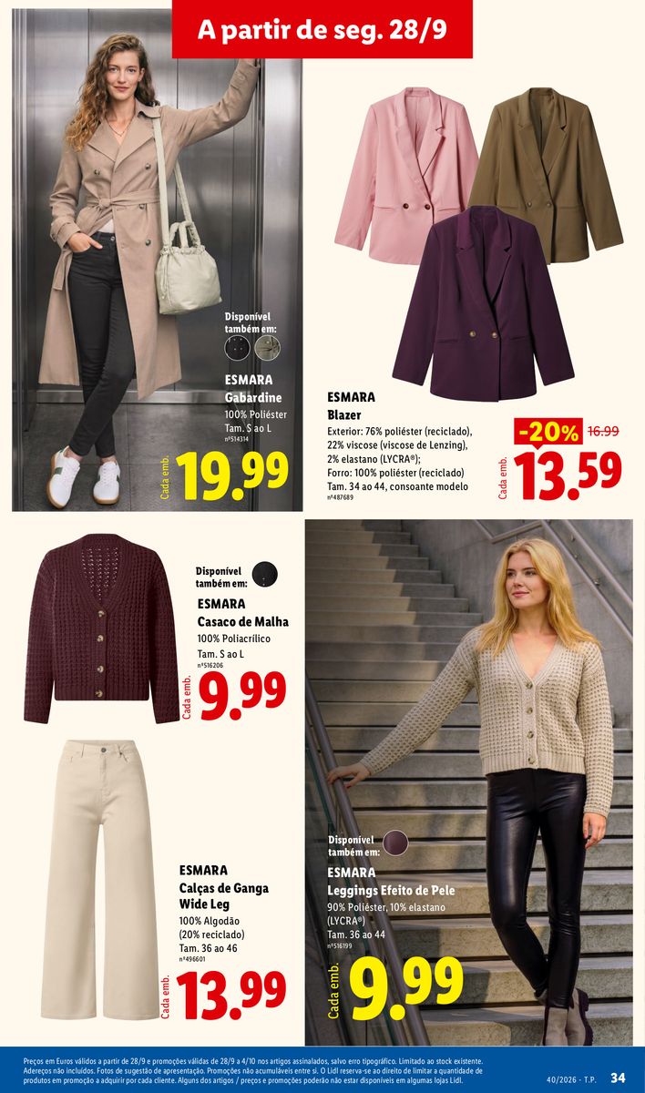 Lidl catalog page 34 — 2026-09-28 to 2026-09-28