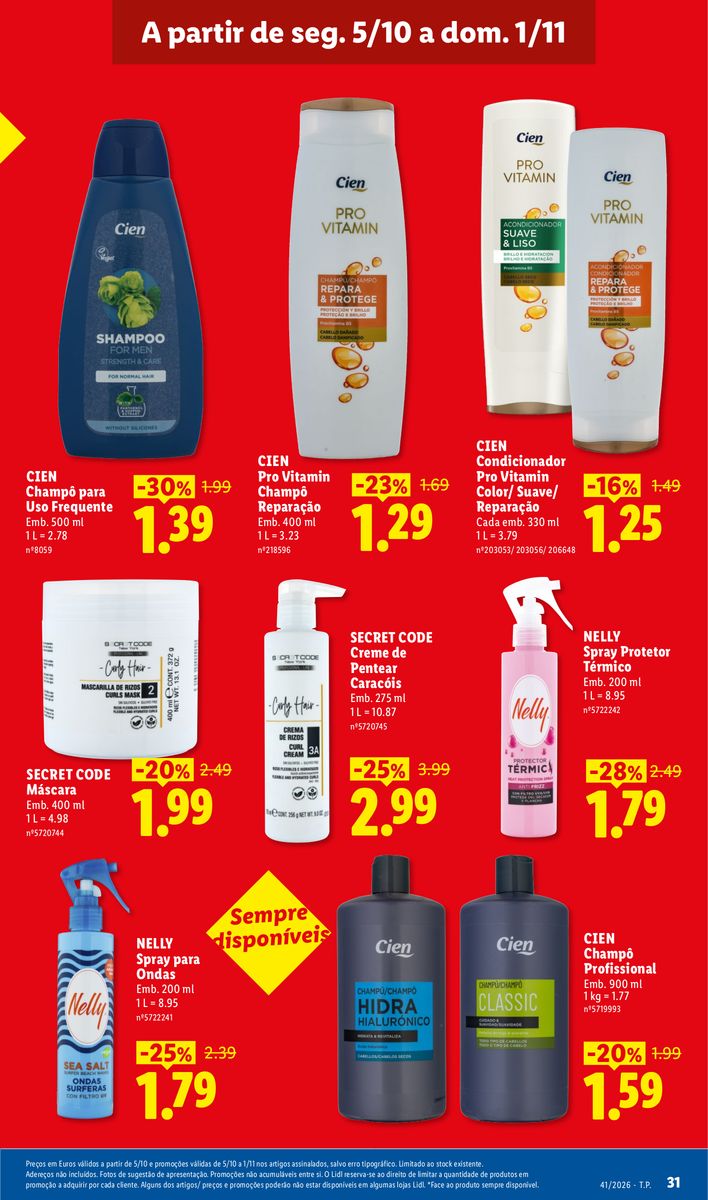 Lidl catalog page 31 — 2026-10-05 to 2026-10-05