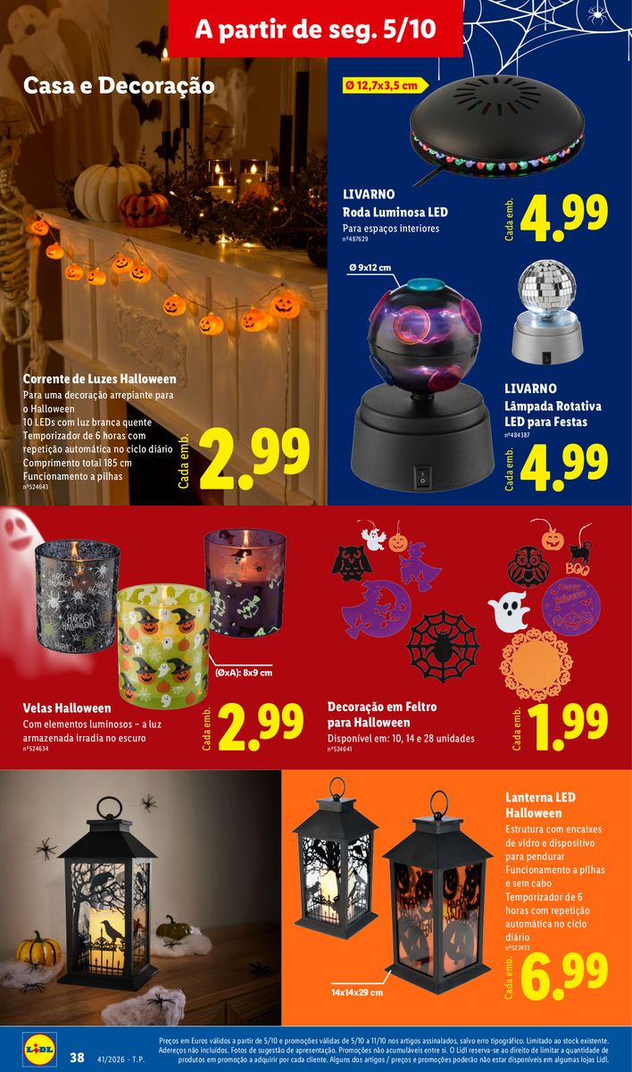 Lidl catalog page 38 — 2026-10-05 to 2026-10-05