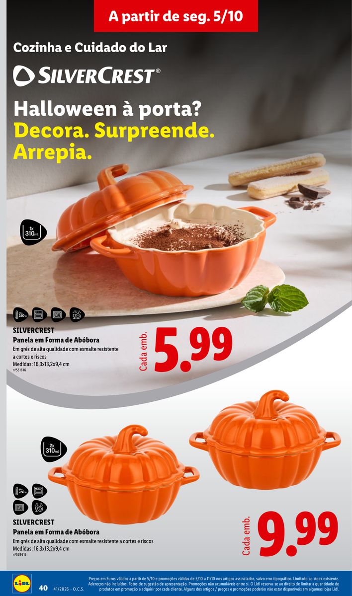 Lidl catalog page 40 — 2026-10-05 to 2026-10-05