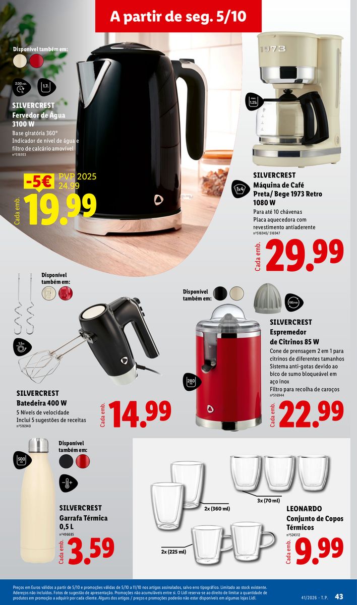 Lidl catalog page 43 — 2026-10-05 to 2026-10-05