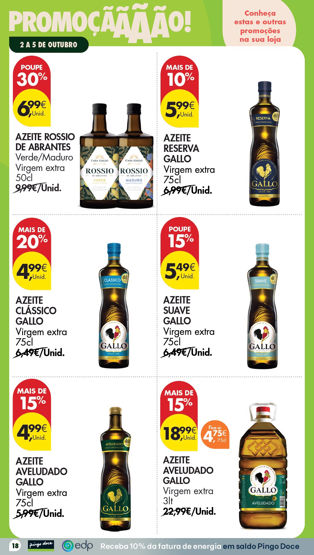 Pingo Doce catalog page 18 — 2026-10-02 to 2026-10-05