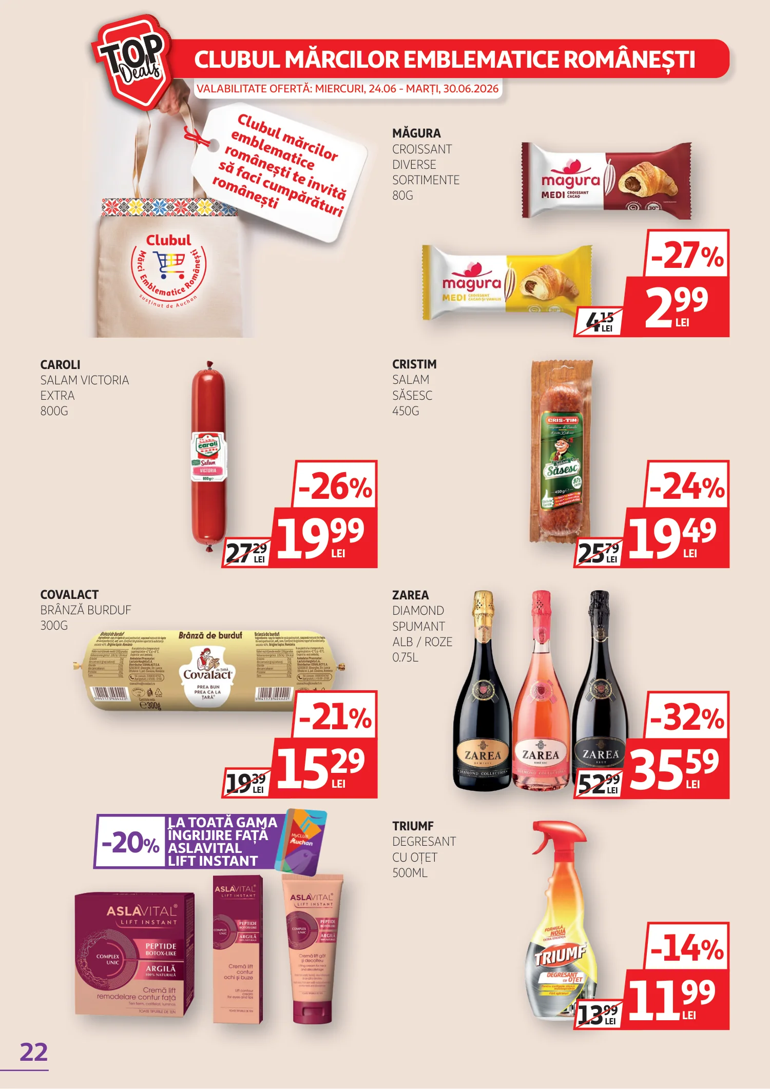 Auchan catalog page 22 — 2026-06-17 to 2026-06-30