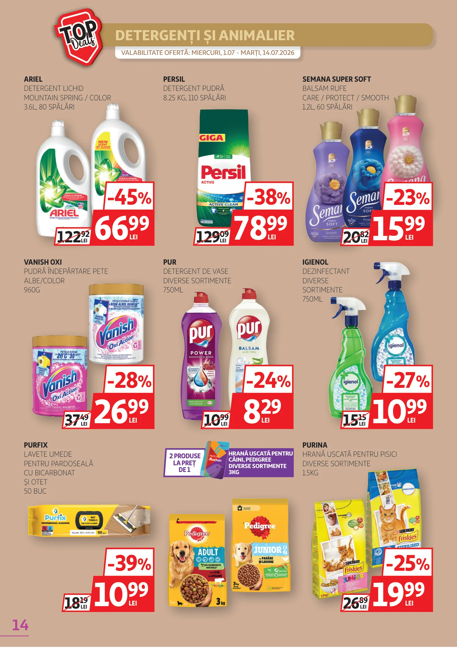 Auchan catalog page 14 — 2026-07-01 to 2026-07-14