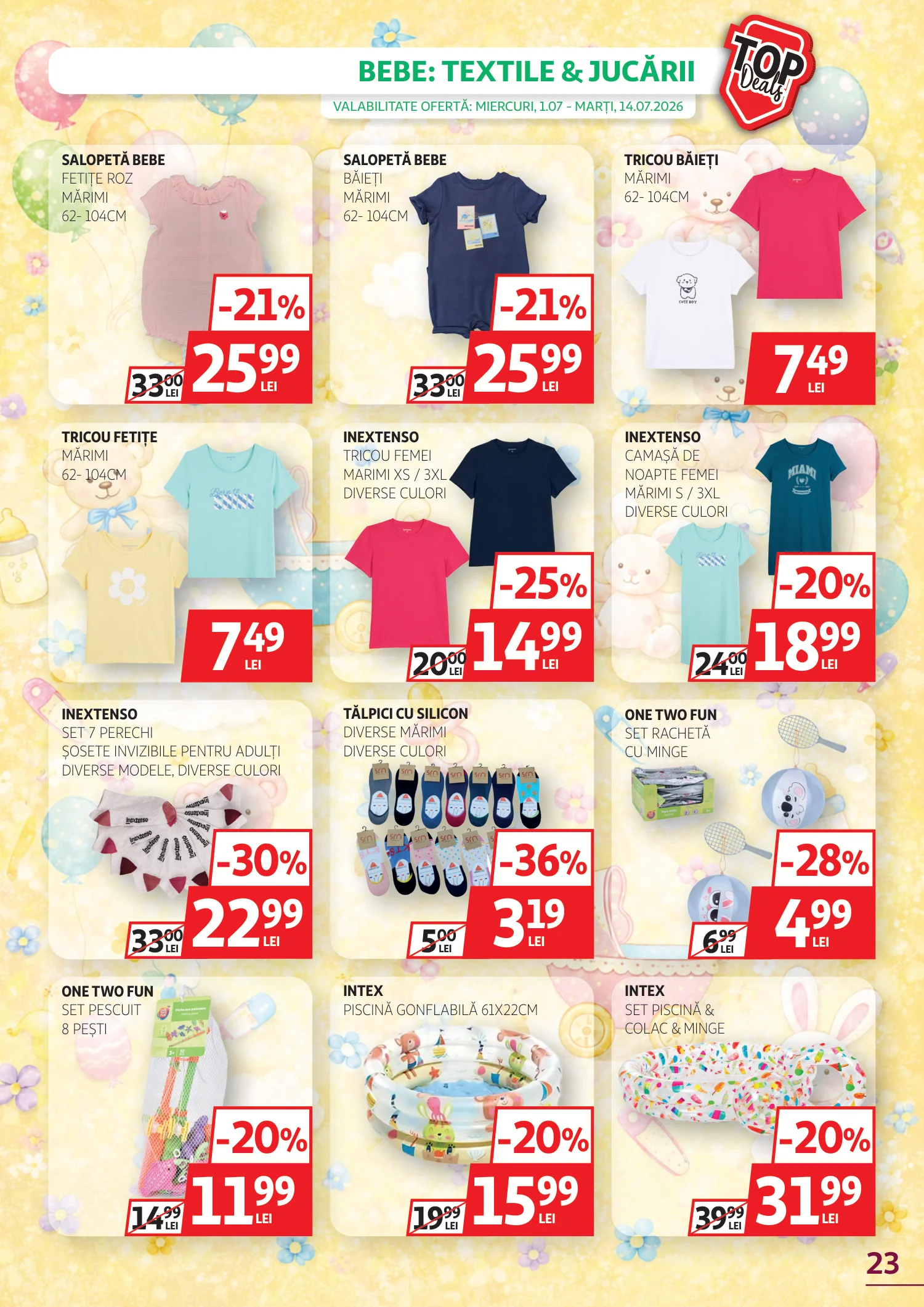 Auchan catalog page 23 — 2026-07-01 to 2026-07-14