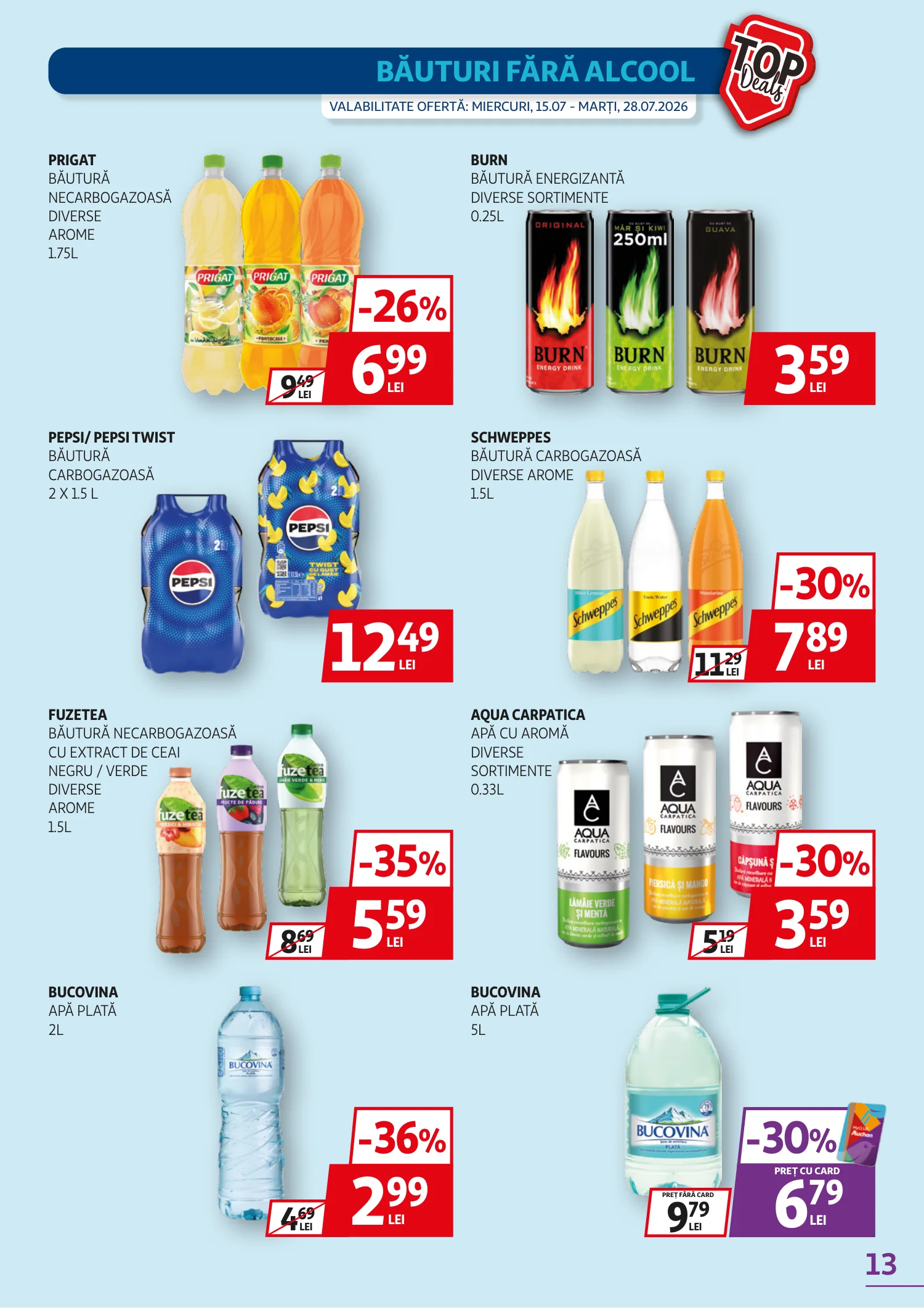 Auchan catalog page 13 — 2026-07-15 to 2026-07-28