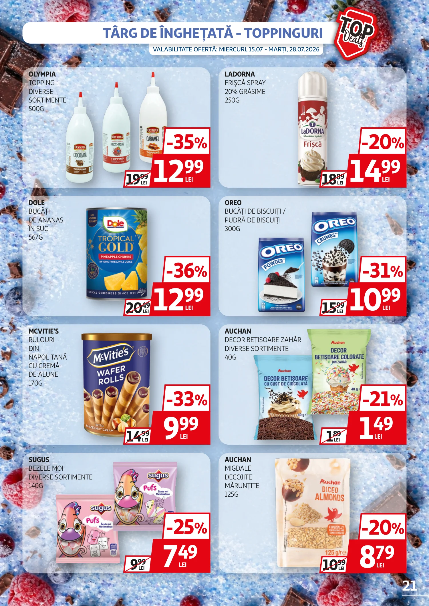 Auchan catalog page 21 — 2026-07-15 to 2026-07-28