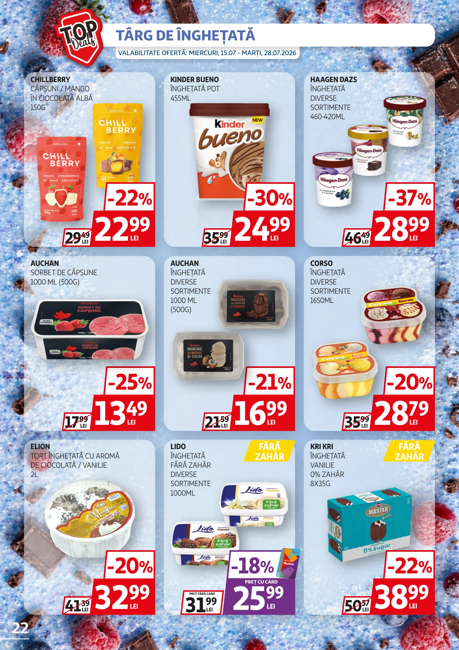 Auchan catalog page 22 — 2026-07-15 to 2026-07-28