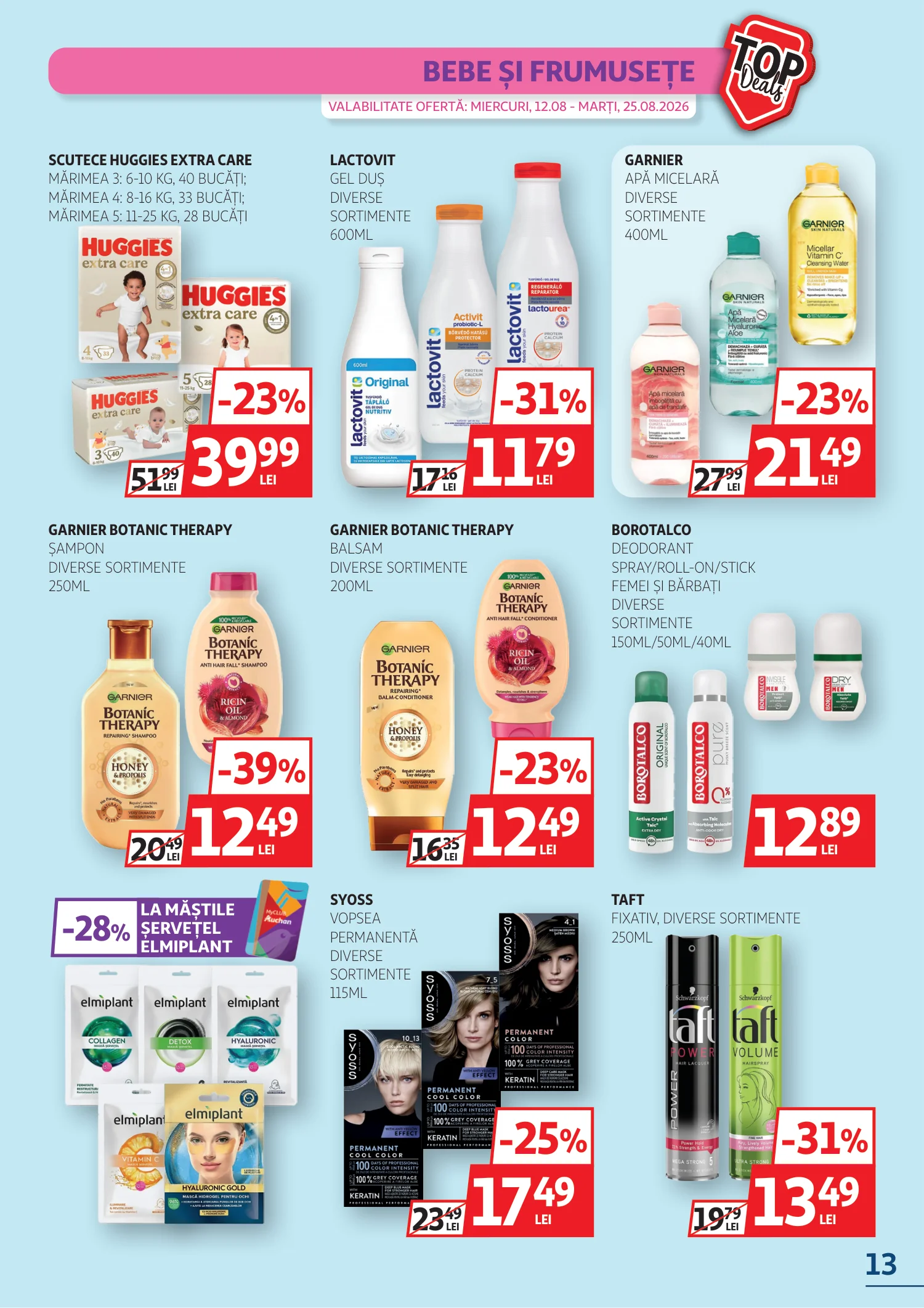 Auchan catalog page 13 — 2026-08-12 to 2026-08-25