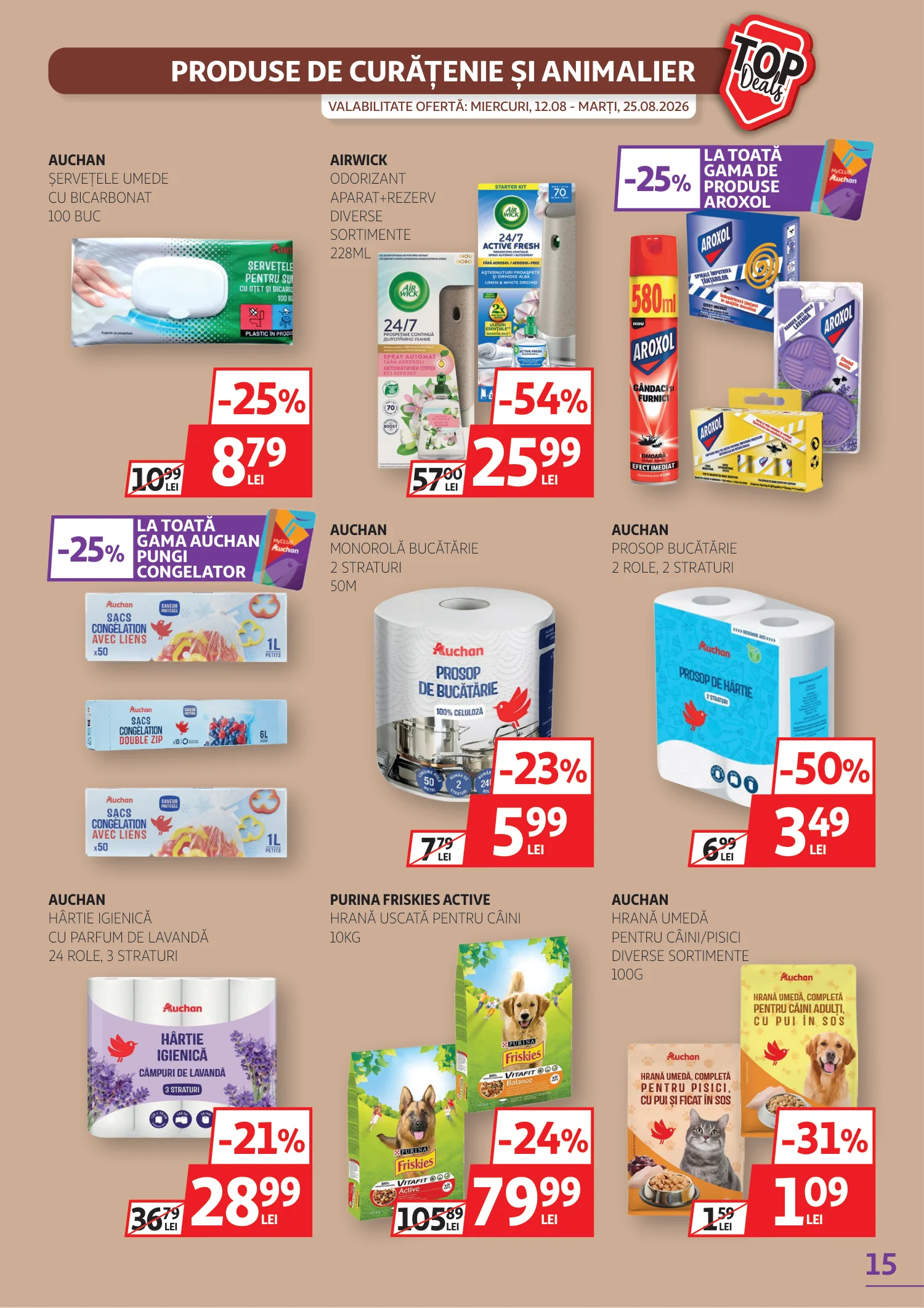 Auchan catalog page 15 — 2026-08-12 to 2026-08-25