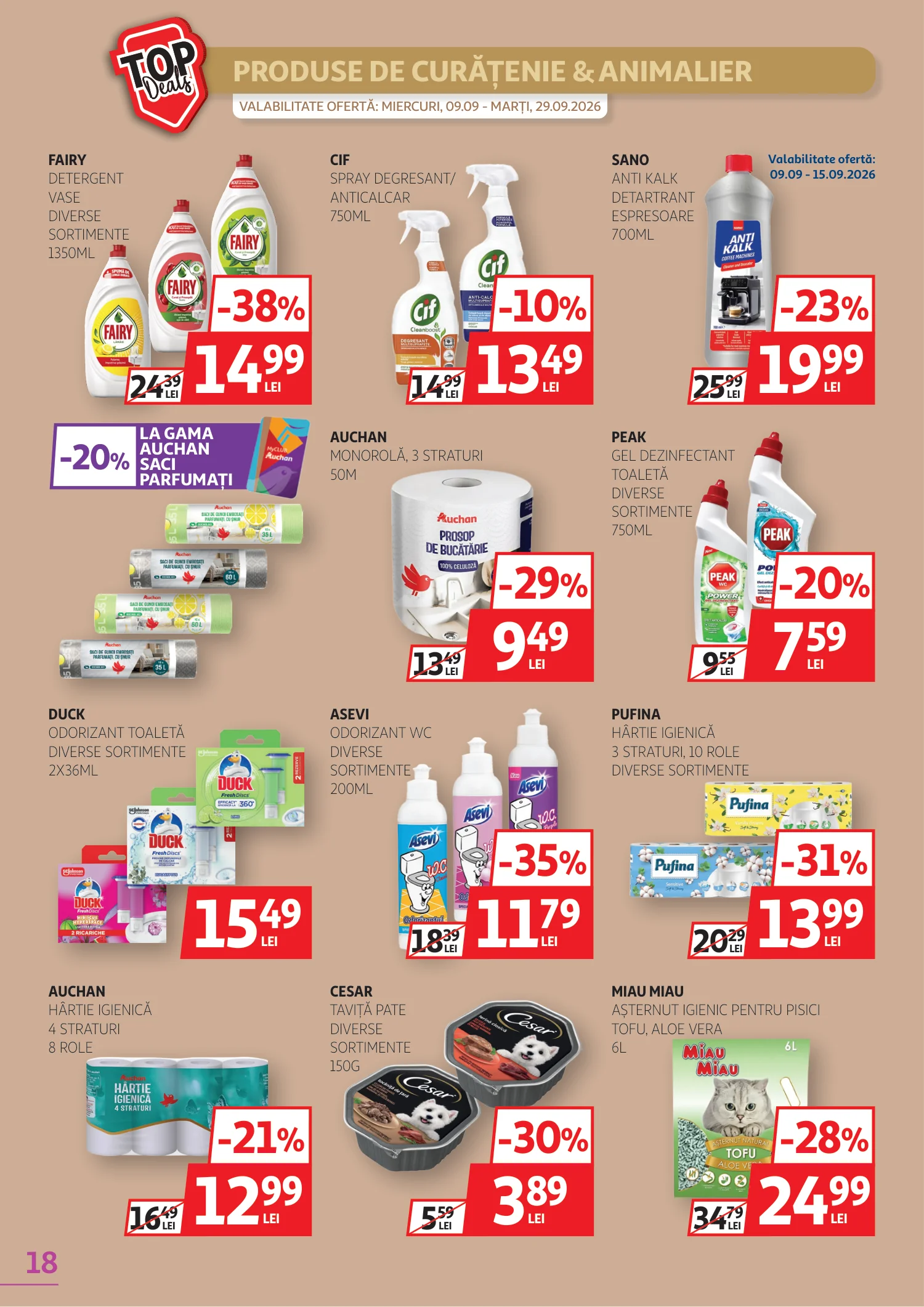 Auchan catalog page 18 — 2026-09-09 to 2026-09-29
