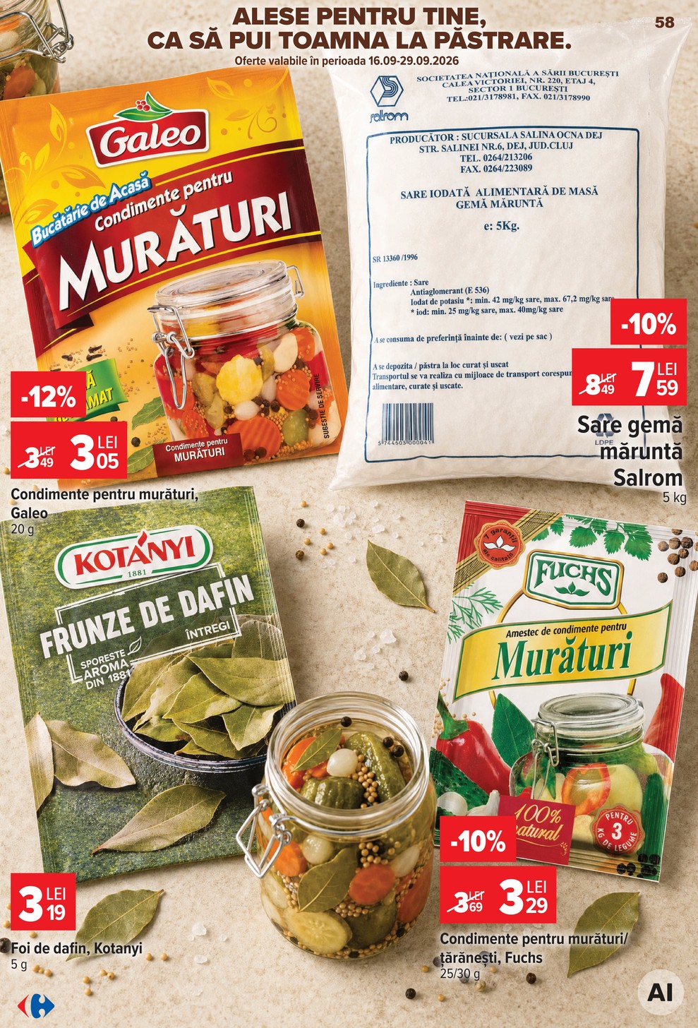Carrefour catalog page 58 — 2026-09-23 to 2026-09-29