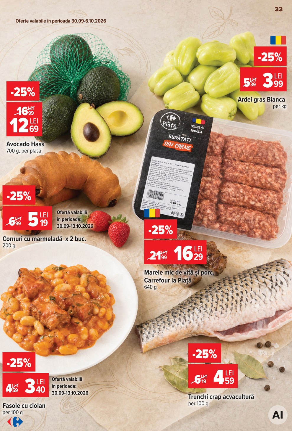 Carrefour catalog page 33 — 2026-09-30 to 2026-10-13