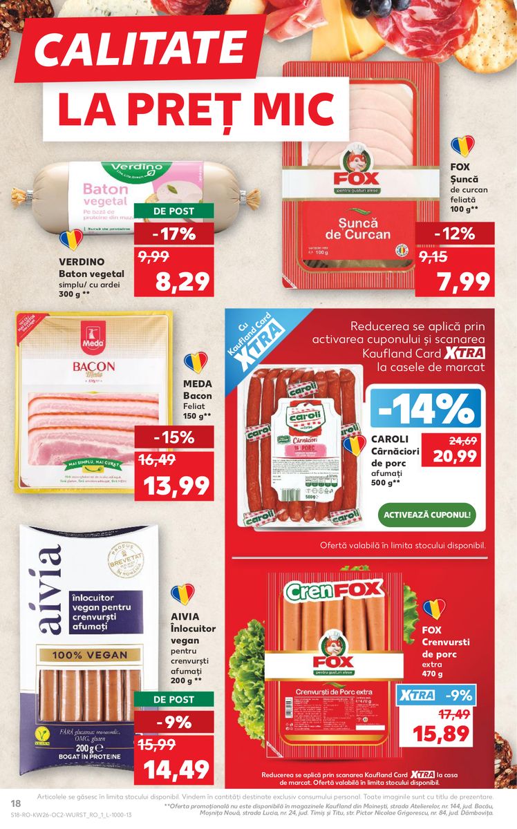 Kaufland catalog page 18 — 2026-06-24 to 2026-06-30