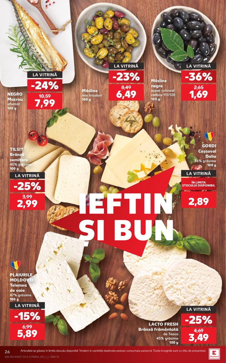 Kaufland catalog page 26 — 2026-07-01 to 2026-07-07