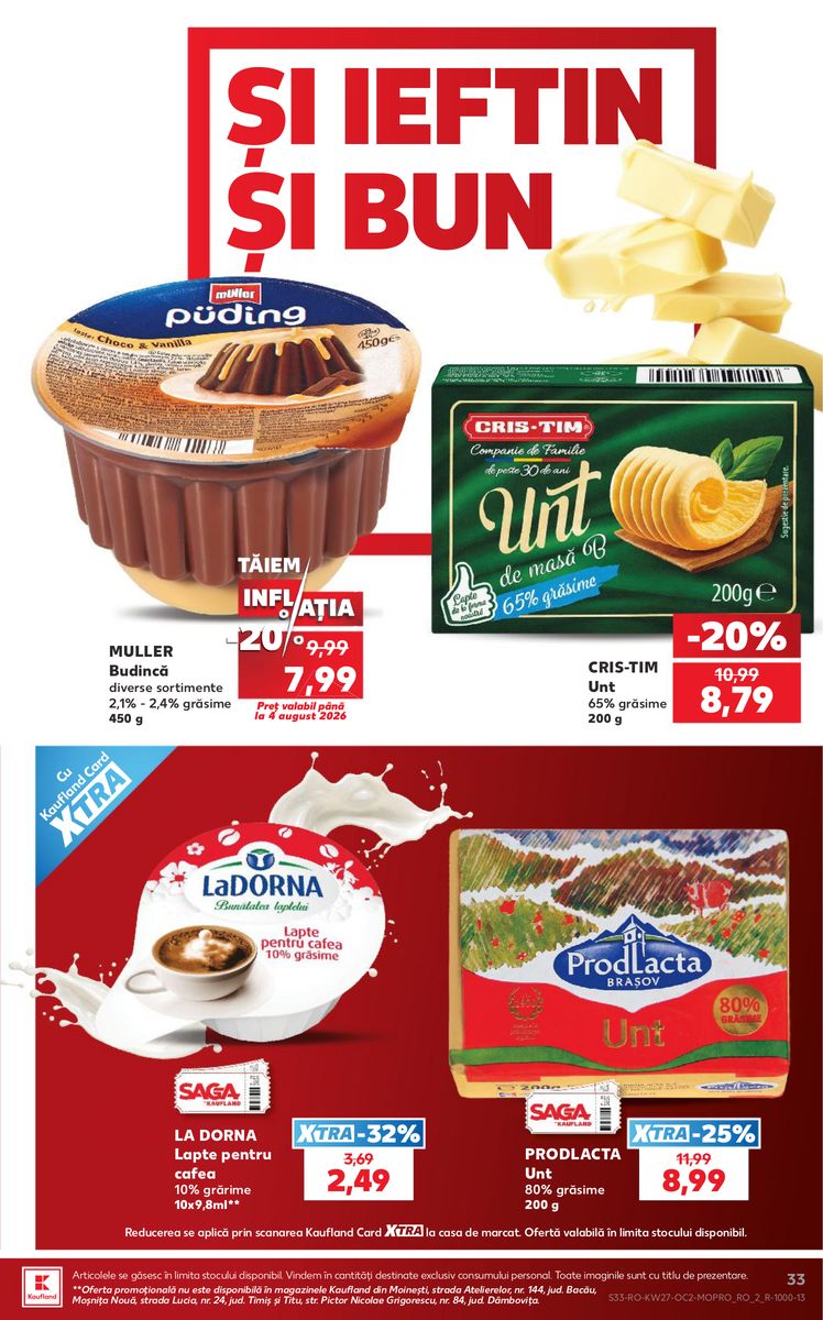Kaufland catalog page 33 — 2026-07-01 to 2026-07-07