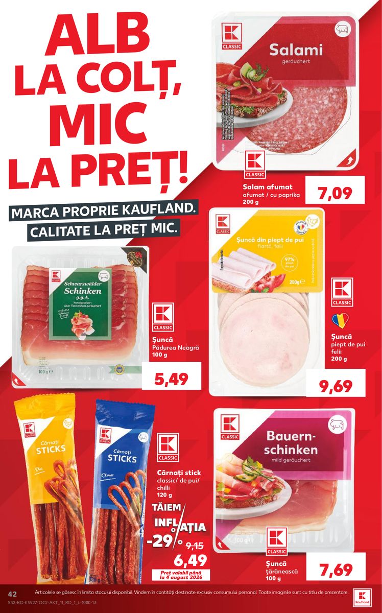 Kaufland catalog page 42 — 2026-07-01 to 2026-07-07