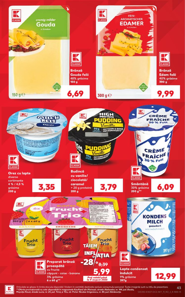 Kaufland catalog page 43 — 2026-07-01 to 2026-07-07