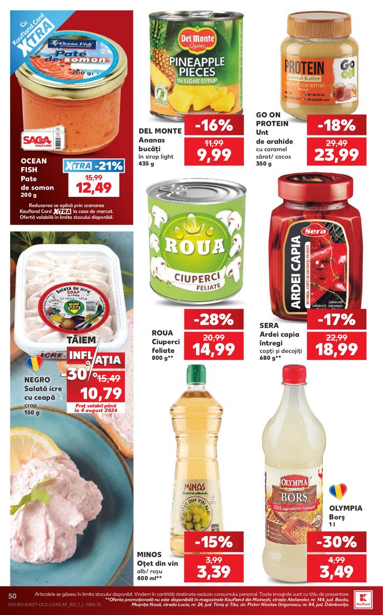 Kaufland catalog page 50 — 2026-07-01 to 2026-07-07