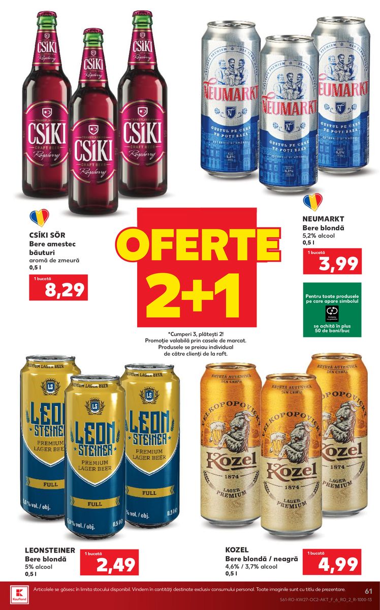 Kaufland catalog page 61 — 2026-07-01 to 2026-07-07