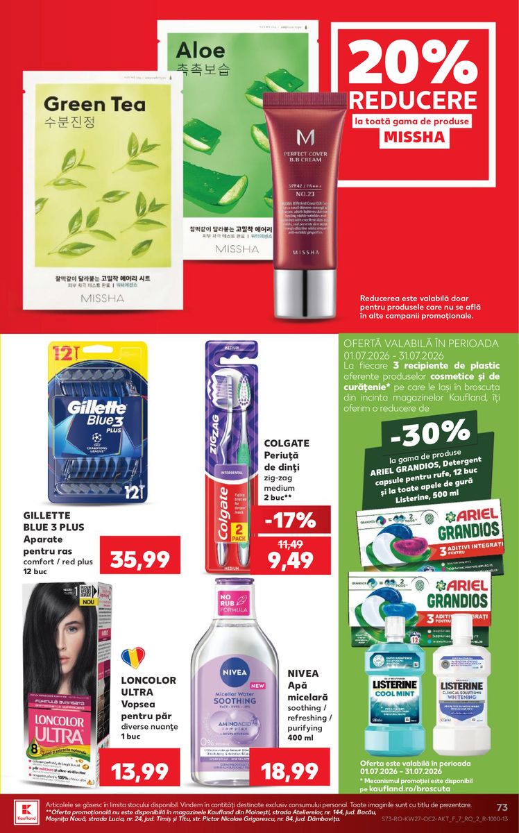 Kaufland catalog page 73 — 2026-07-01 to 2026-07-07