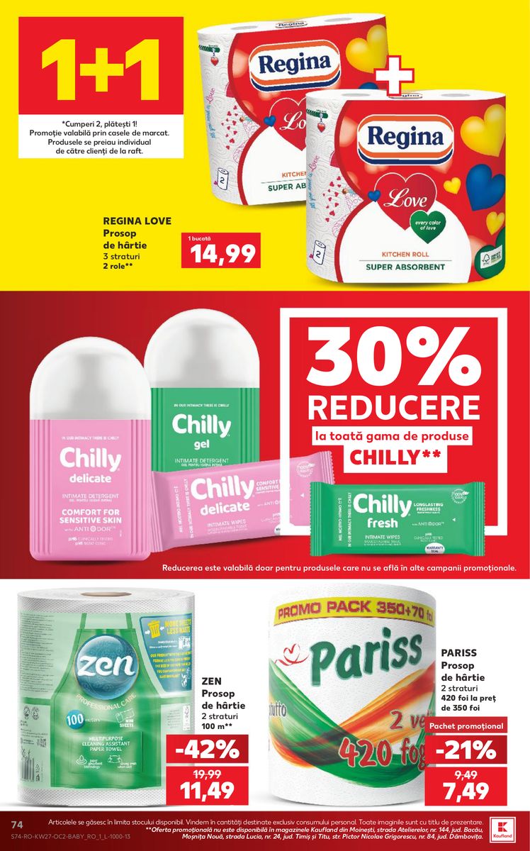 Kaufland catalog page 74 — 2026-07-01 to 2026-07-07