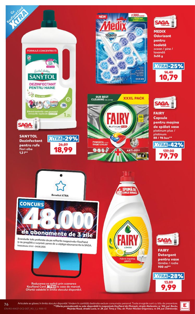 Kaufland catalog page 76 — 2026-07-01 to 2026-07-07