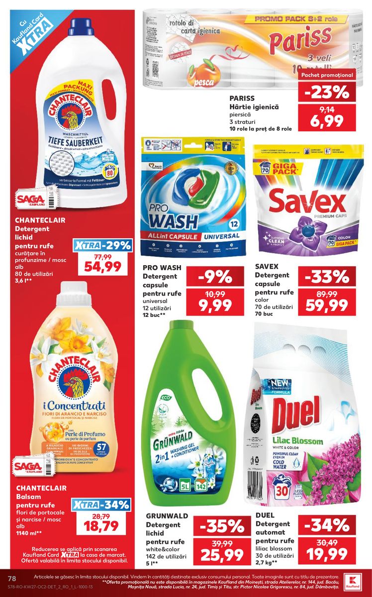 Kaufland catalog page 78 — 2026-07-01 to 2026-07-07