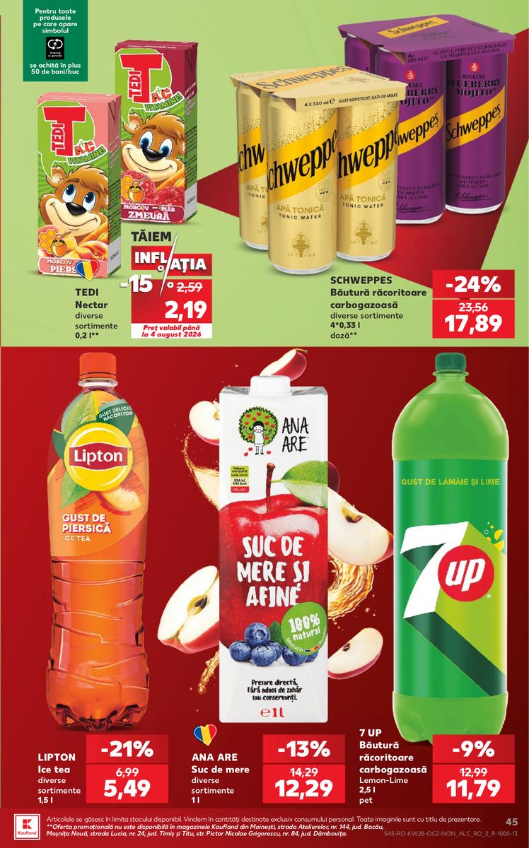 Kaufland catalog page 45 — 2026-07-08 to 2026-07-14