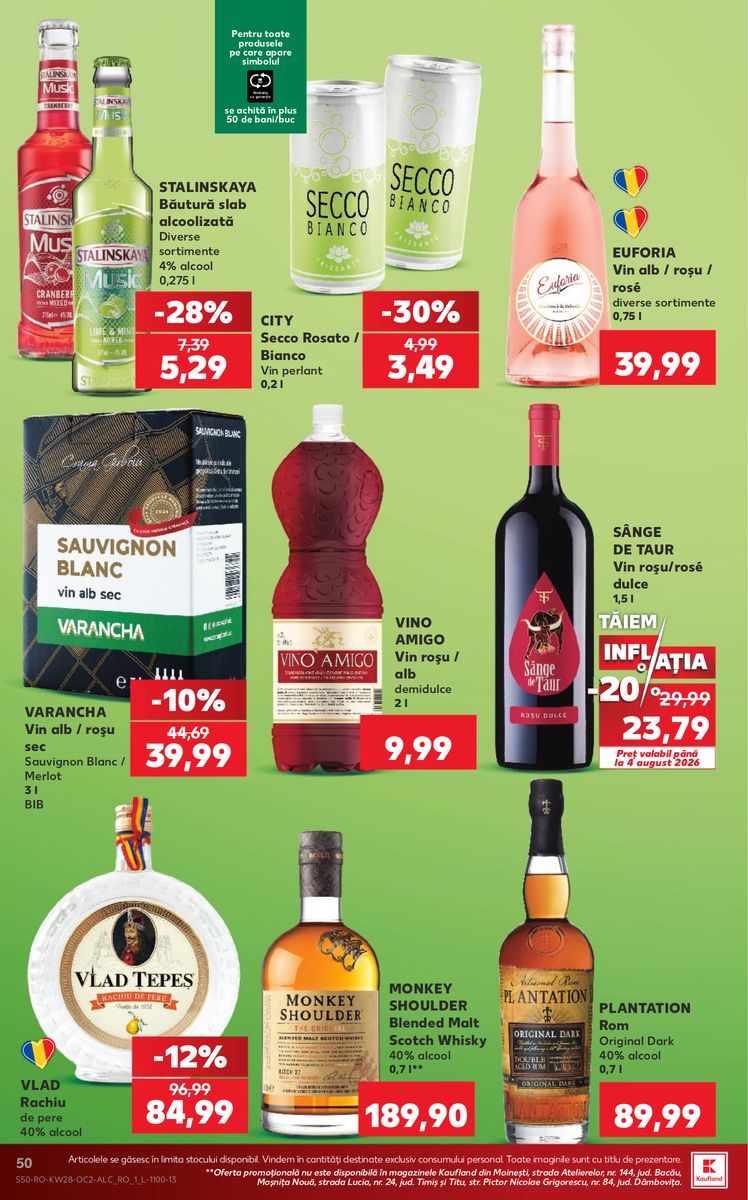 Kaufland catalog page 50 — 2026-07-08 to 2026-07-14