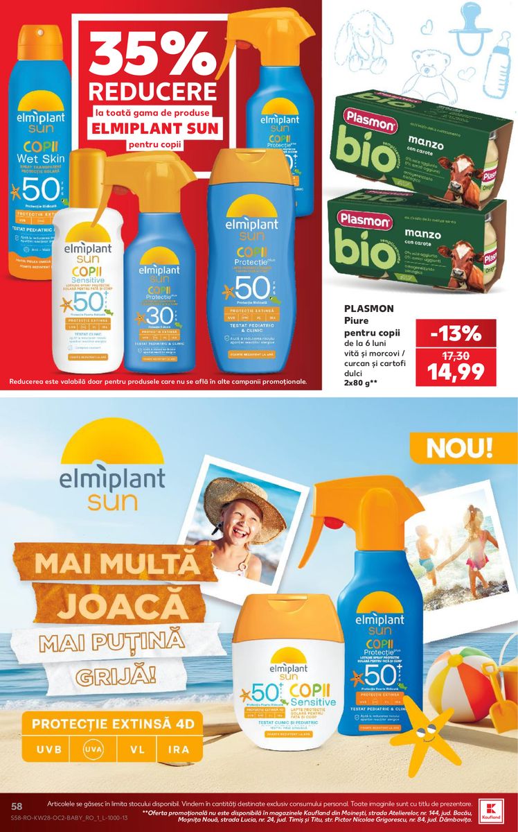 Kaufland catalog page 58 — 2026-07-08 to 2026-07-14