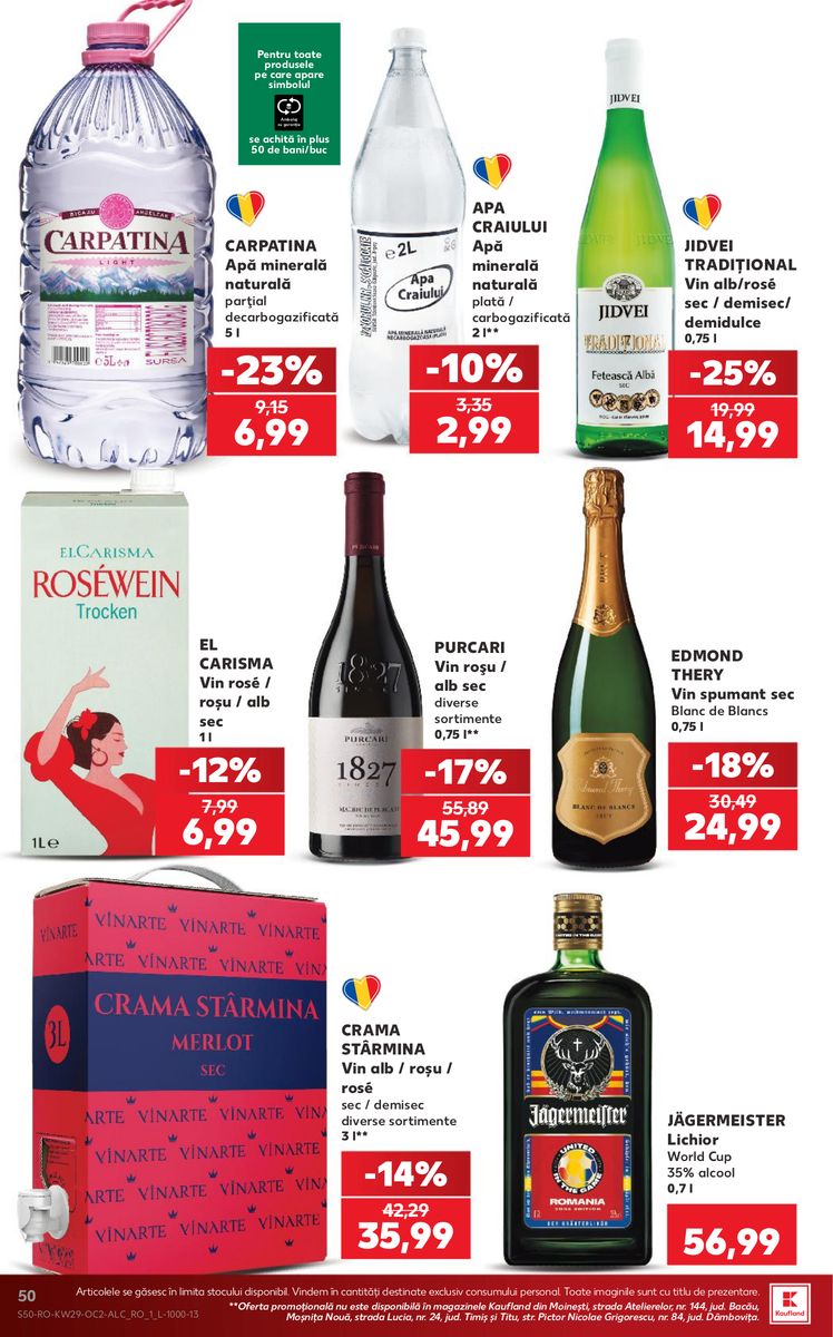Kaufland catalog page 50 — 2026-07-15 to 2026-07-21