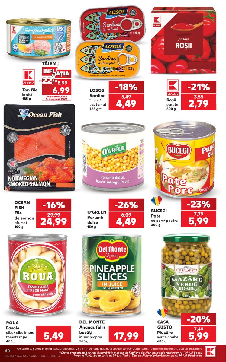 Kaufland catalog page 40 — 2026-07-22 to 2026-07-28