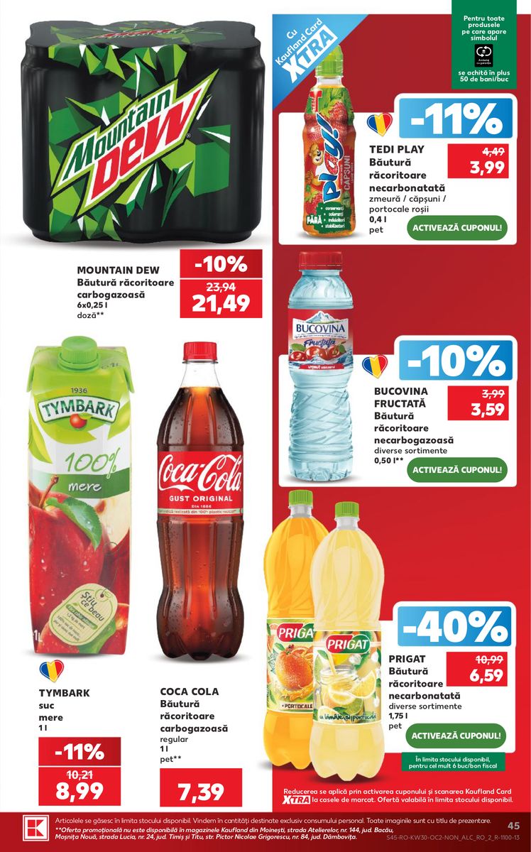 Kaufland catalog page 45 — 2026-07-22 to 2026-07-28