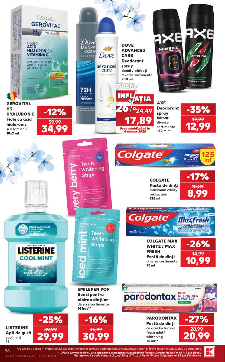 Kaufland catalog page 58 — 2026-07-22 to 2026-07-28