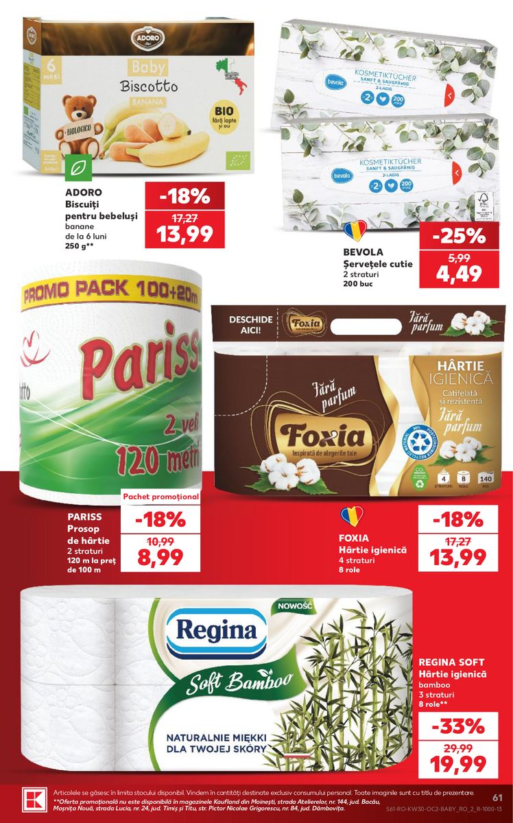Kaufland catalog page 61 — 2026-07-22 to 2026-07-28