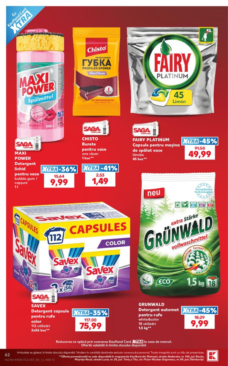 Kaufland catalog page 62 — 2026-07-22 to 2026-07-28