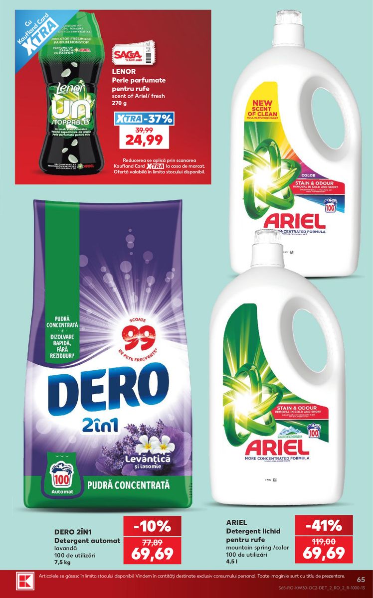 Kaufland catalog page 65 — 2026-07-22 to 2026-07-28