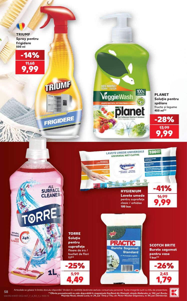 Kaufland catalog page 58 — 2026-09-09 to 2026-09-15