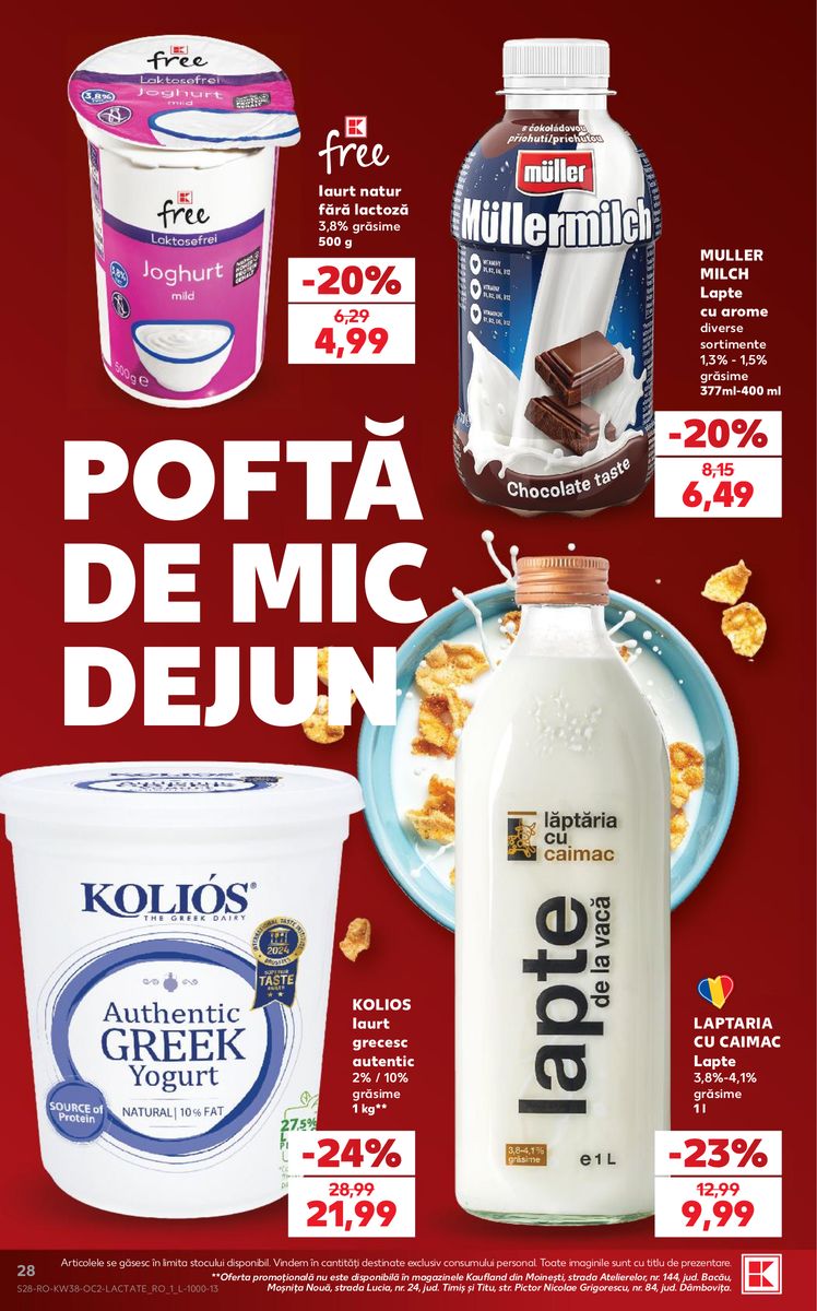 Kaufland catalog page 28 — 2026-09-16 to 2026-09-22