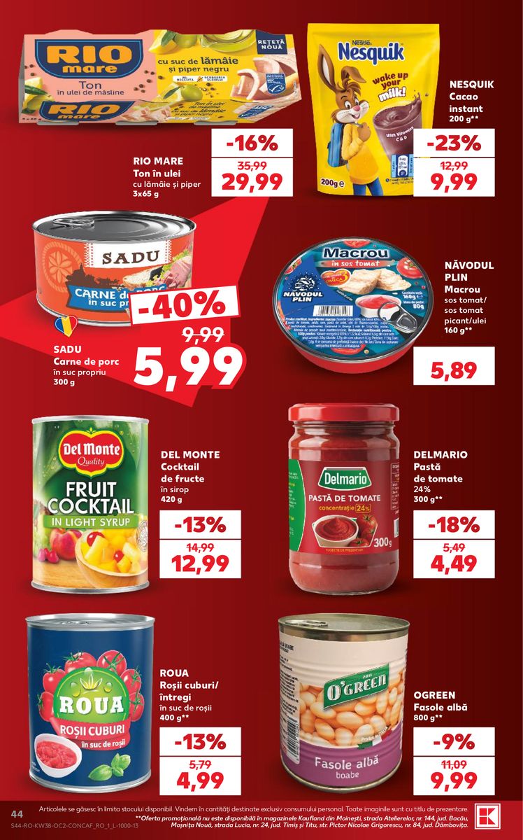 Kaufland catalog page 44 — 2026-09-16 to 2026-09-22