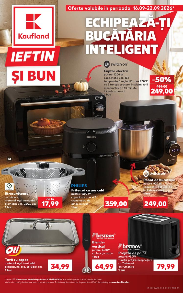 Kaufland catalog page 1 — 2026-09-16 to 2026-09-22
