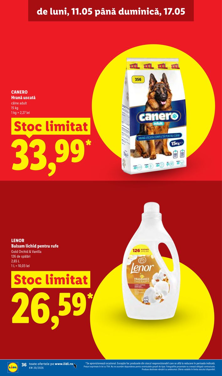 Lidl catalog page 36 — 2026-05-11 to 2026-05-17