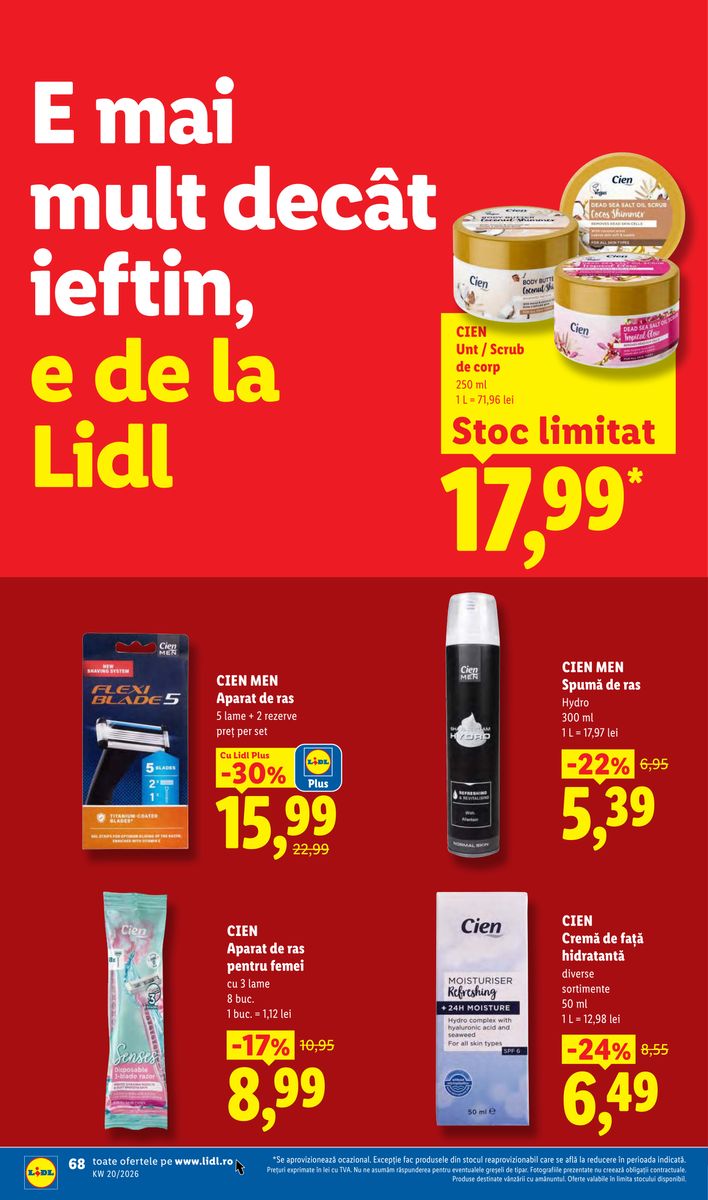 Lidl catalog page 68 — 2026-05-11 to 2026-05-17