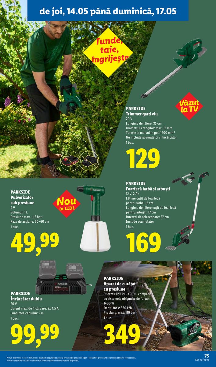 Lidl catalog page 75 — 2026-05-11 to 2026-05-17